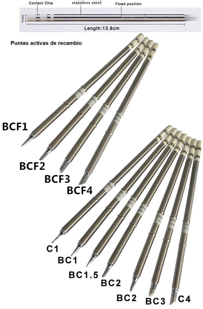 Puntas Estacion soldadura 950t